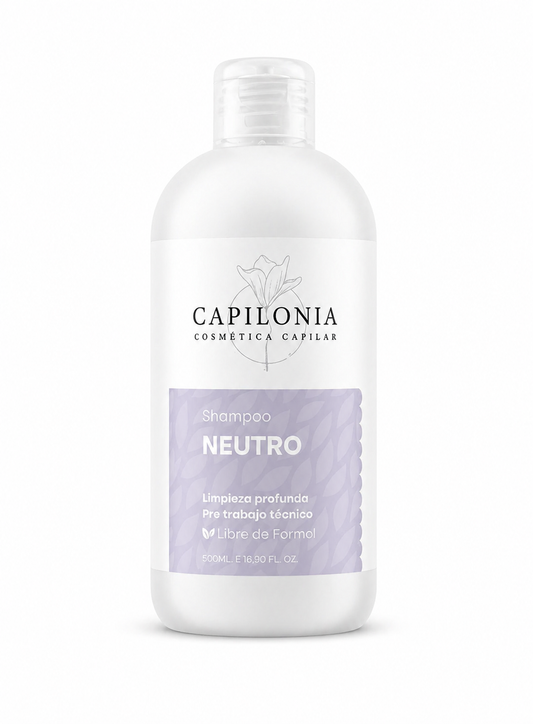 Shampoo Neutro Pre Técnico | Limpieza Profunda y Preparación del Cabello